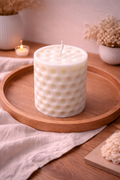 Kerze "Pure Dots" aus Bio-Sojawachs