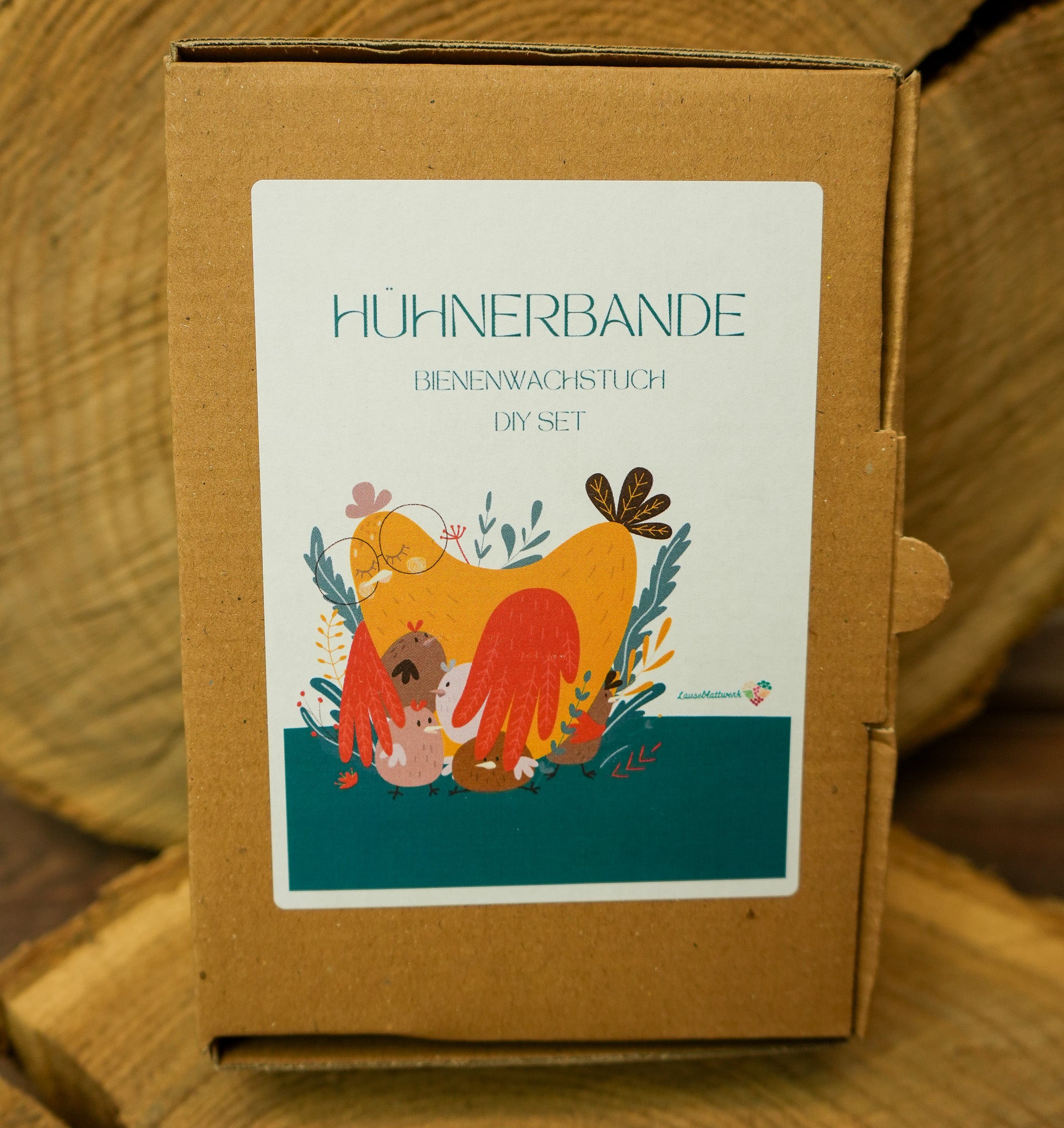 DIY Bienenwachstuch-Set "Happy Bunny" 3er Set zum Selbermachen * vegane Variante mit Sojawachs*