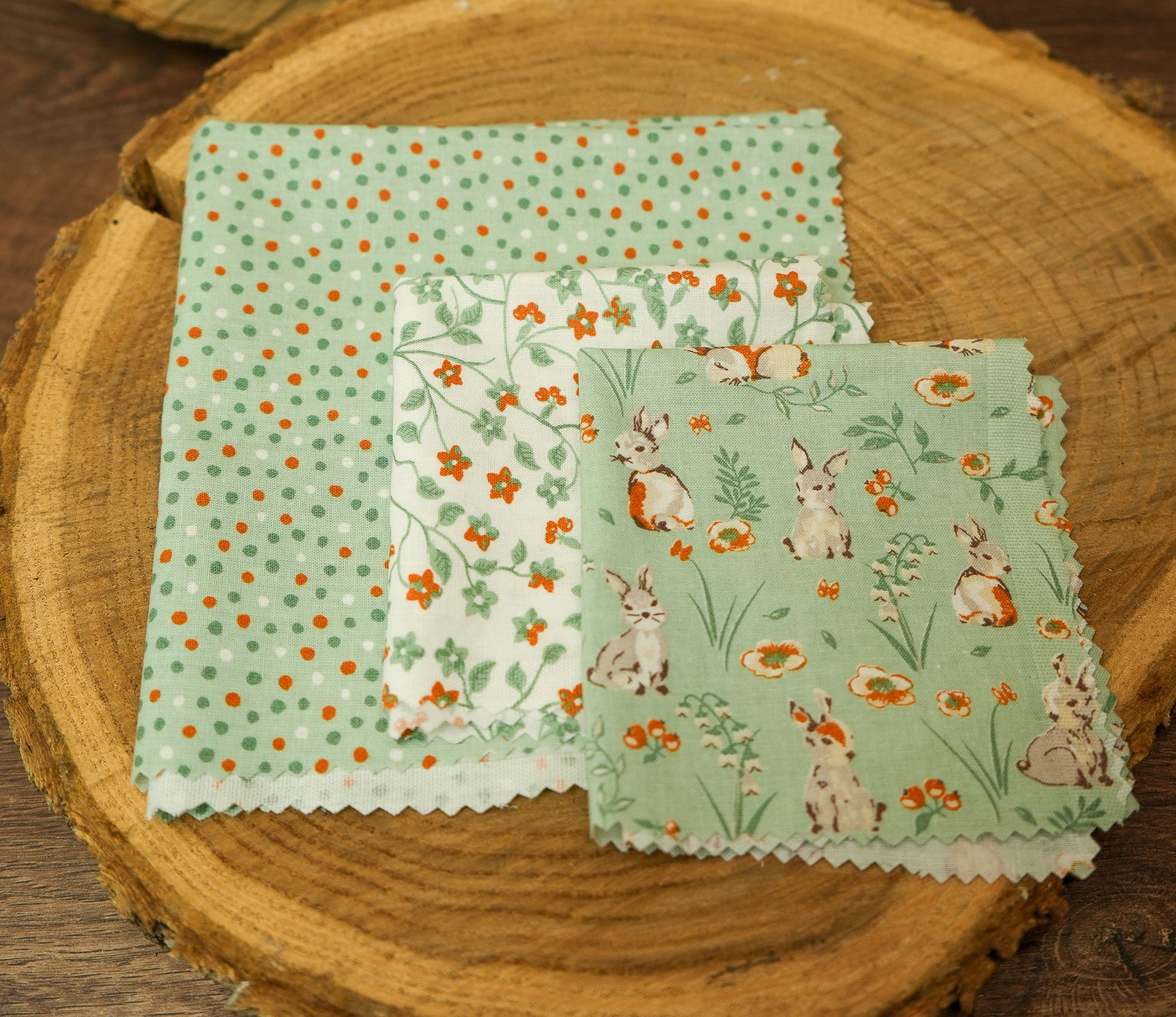 DIY Bienenwachstuch-Set "Happy Bunny" 3er Set zum Selbermachen