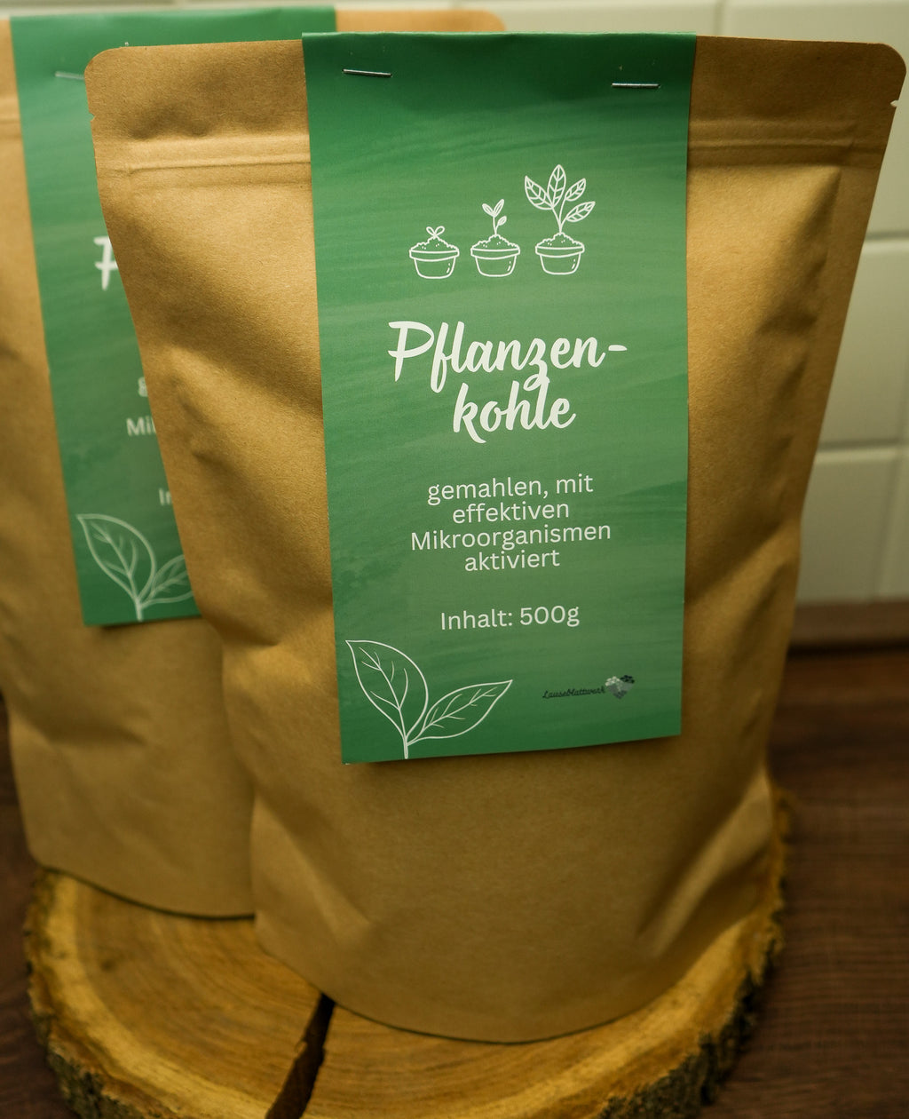 Pflanzenkohle für Bokashi / Terra Preta Herstellung mit effektiven Mikroorganismen