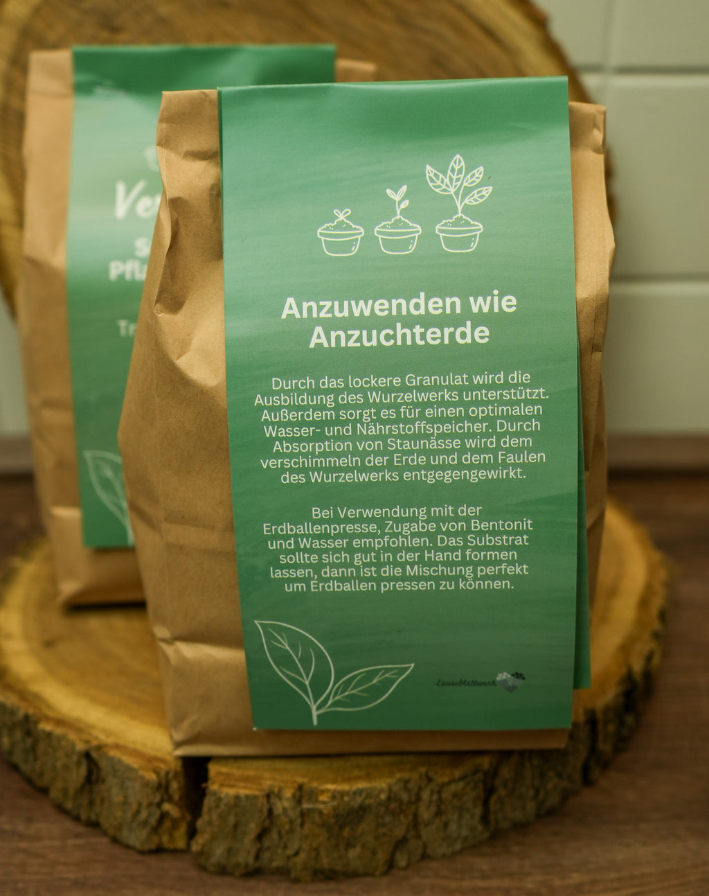 Erdballenpresse Starter-Set mit Vermiculite & Bentonit
