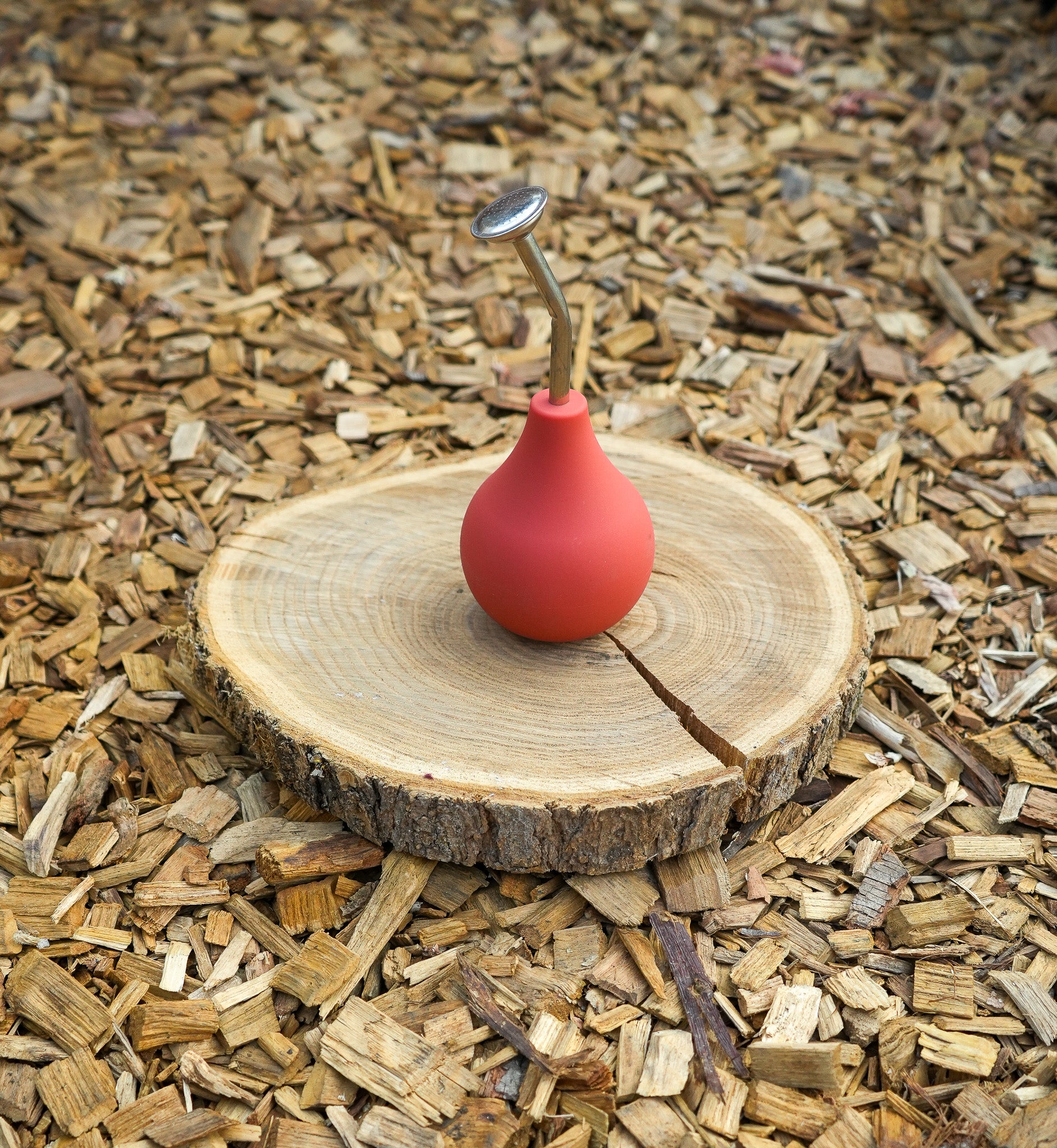 Kleine Ballbrause 250ml terracotta - Gießbrause für Keimlinge und Jungpflanzen