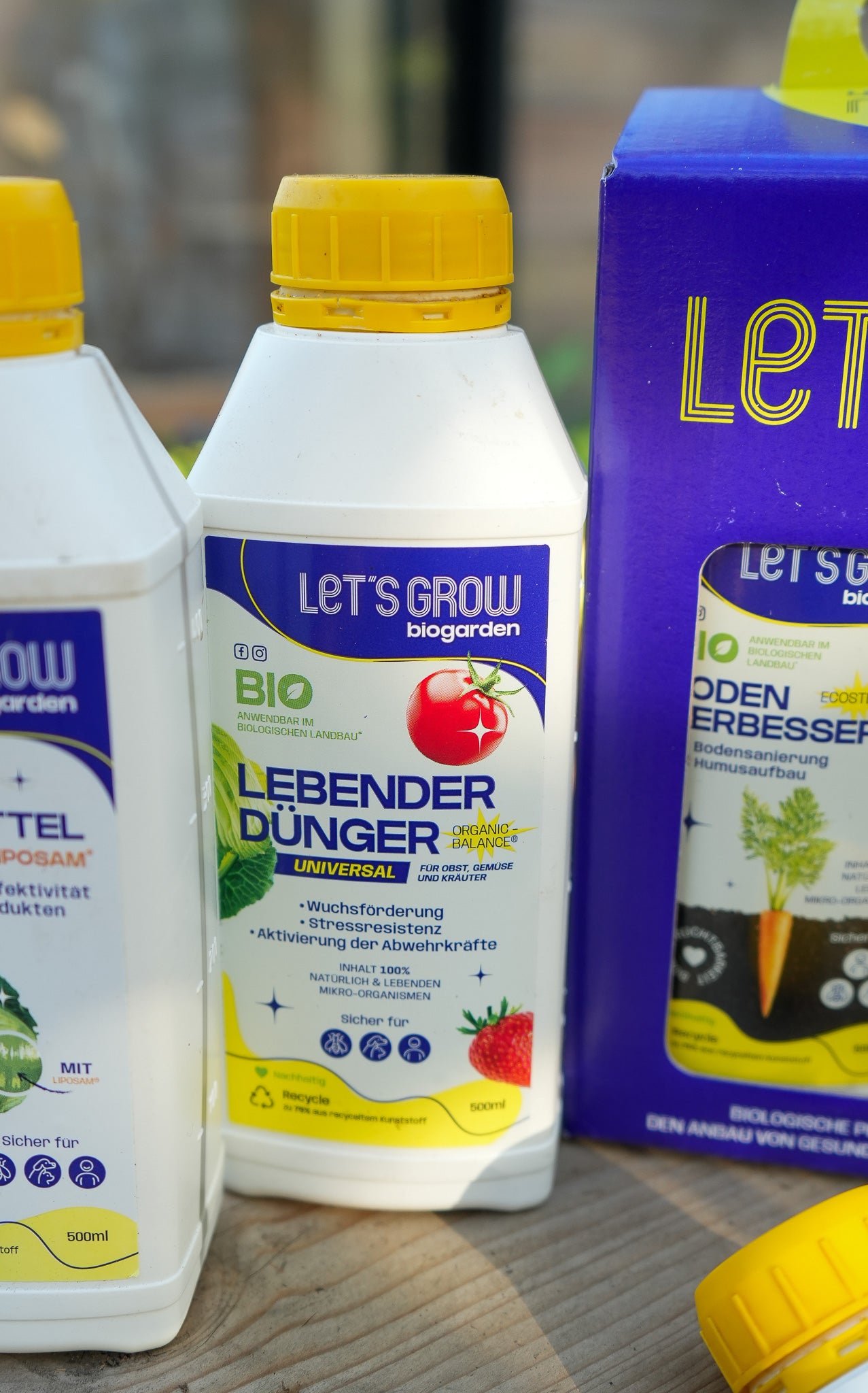 Plant Health Kit Lets Grow Bio 4x 500ml für Pflanzenstärkung, Pflanzenschutz & Bodengesundheit