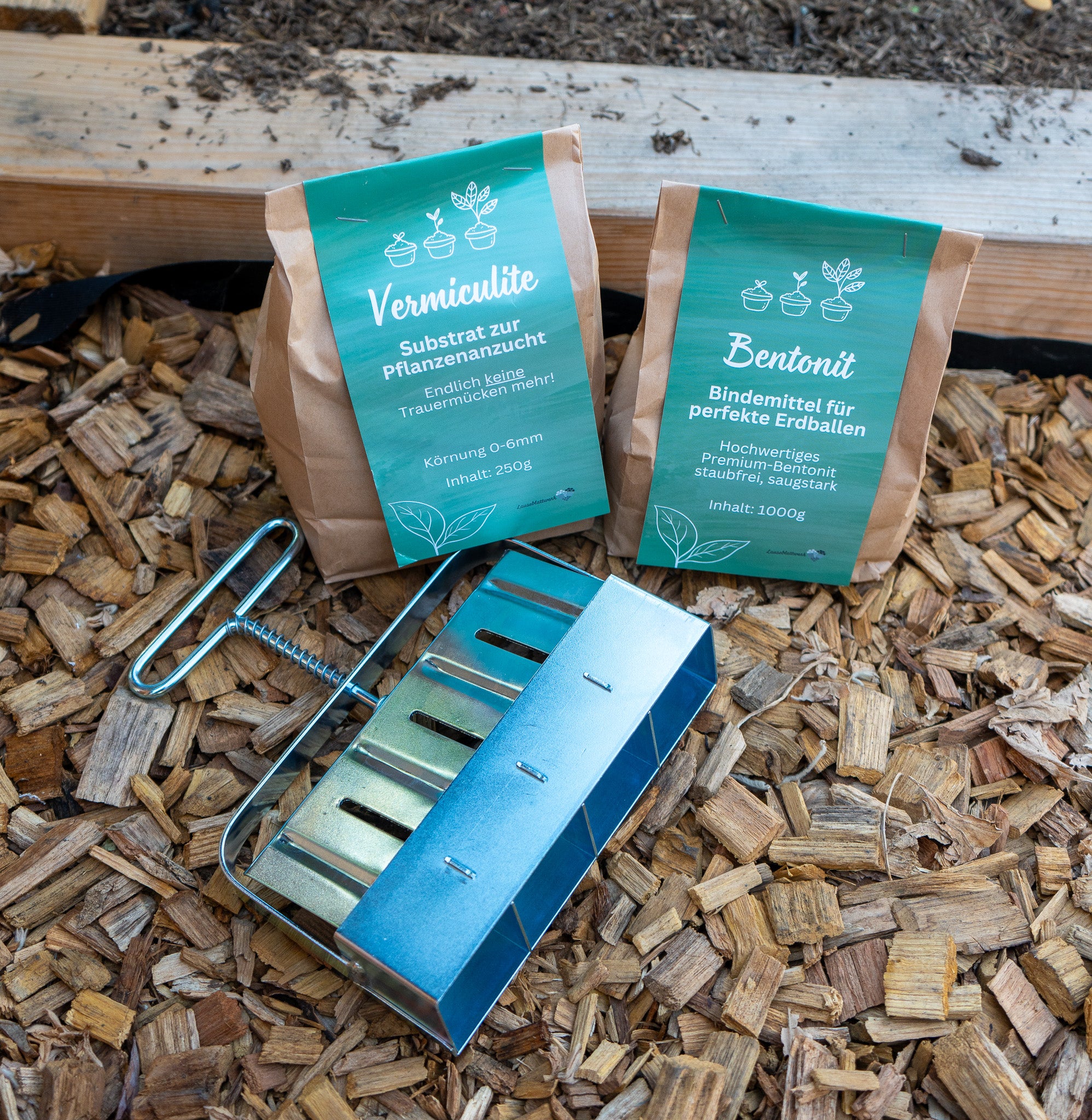 Erdballenpresse Starter-Set mit Vermiculite & Bentonit