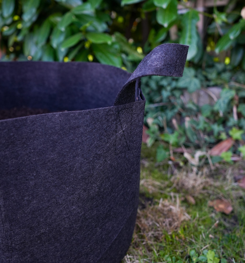 Pflanztasche 22L schwarz aus Stoff