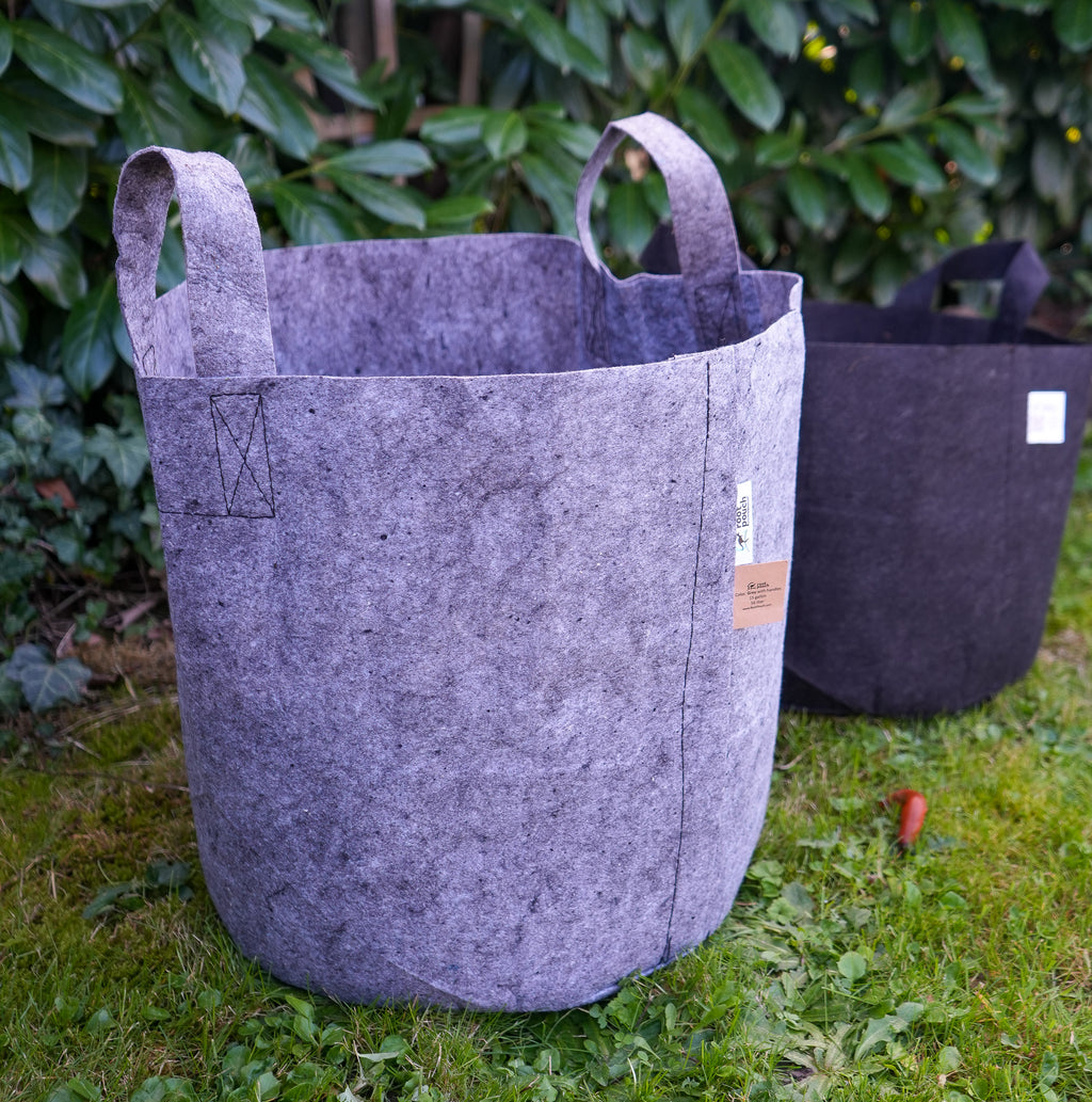 Pflanztasche 22L schwarz aus Stoff