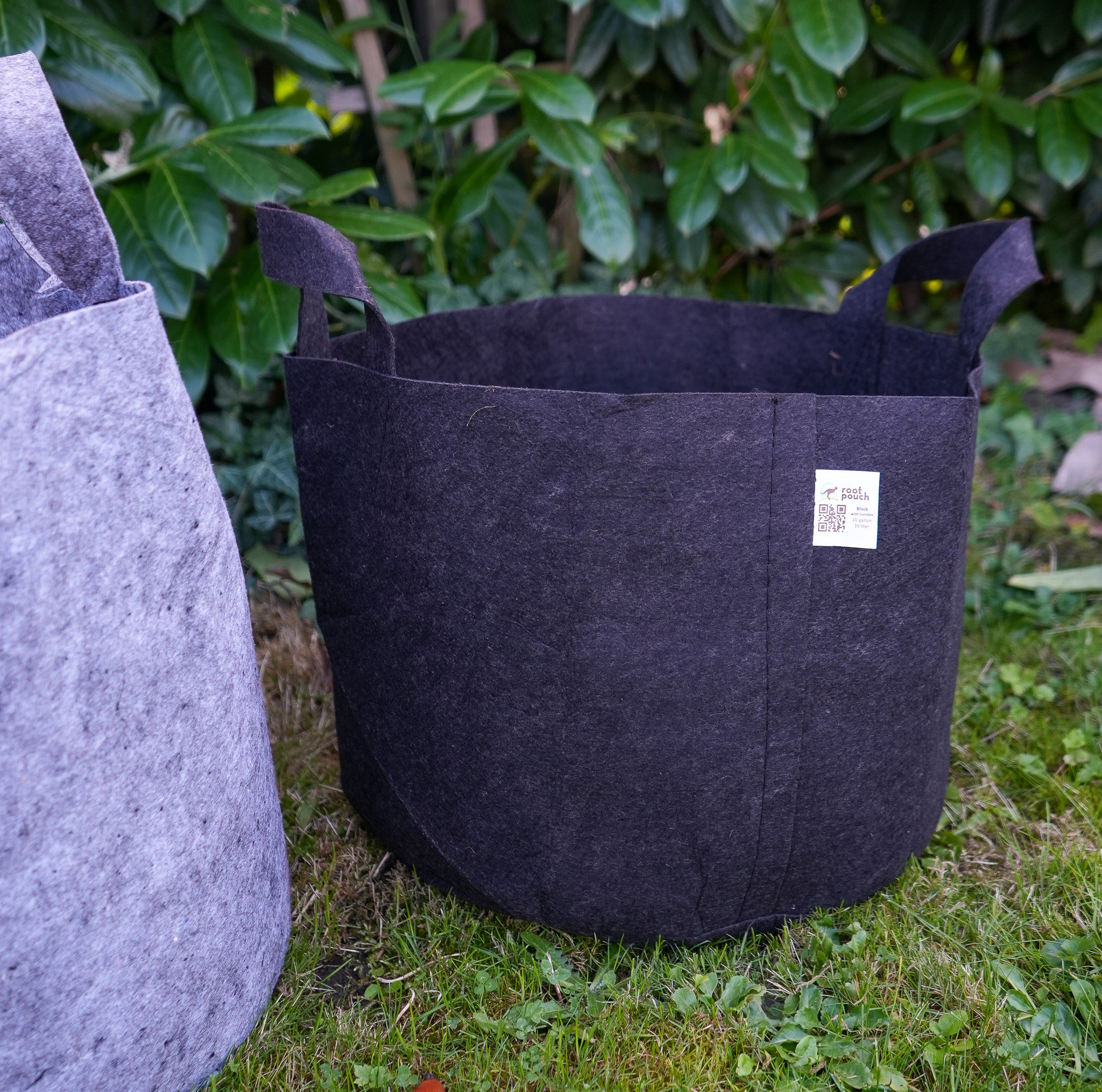 Pflanztasche 22L schwarz aus Stoff