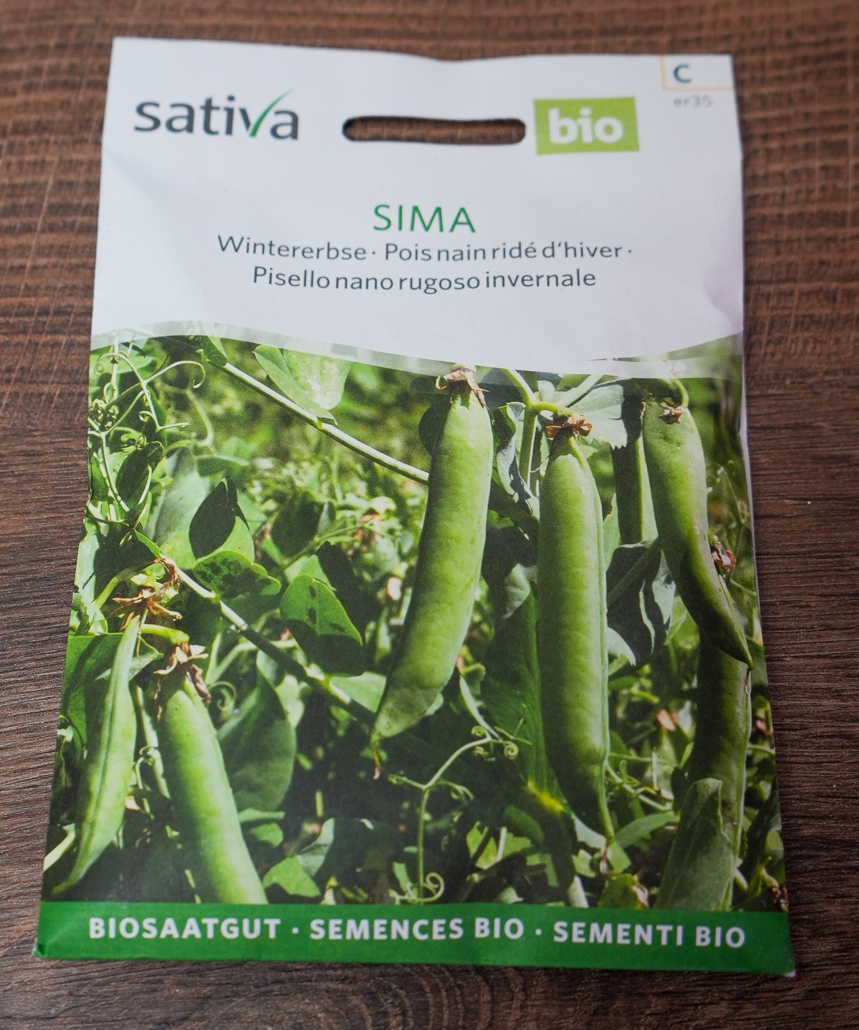 Erbse "Sima" Winter Sativa Saatgut