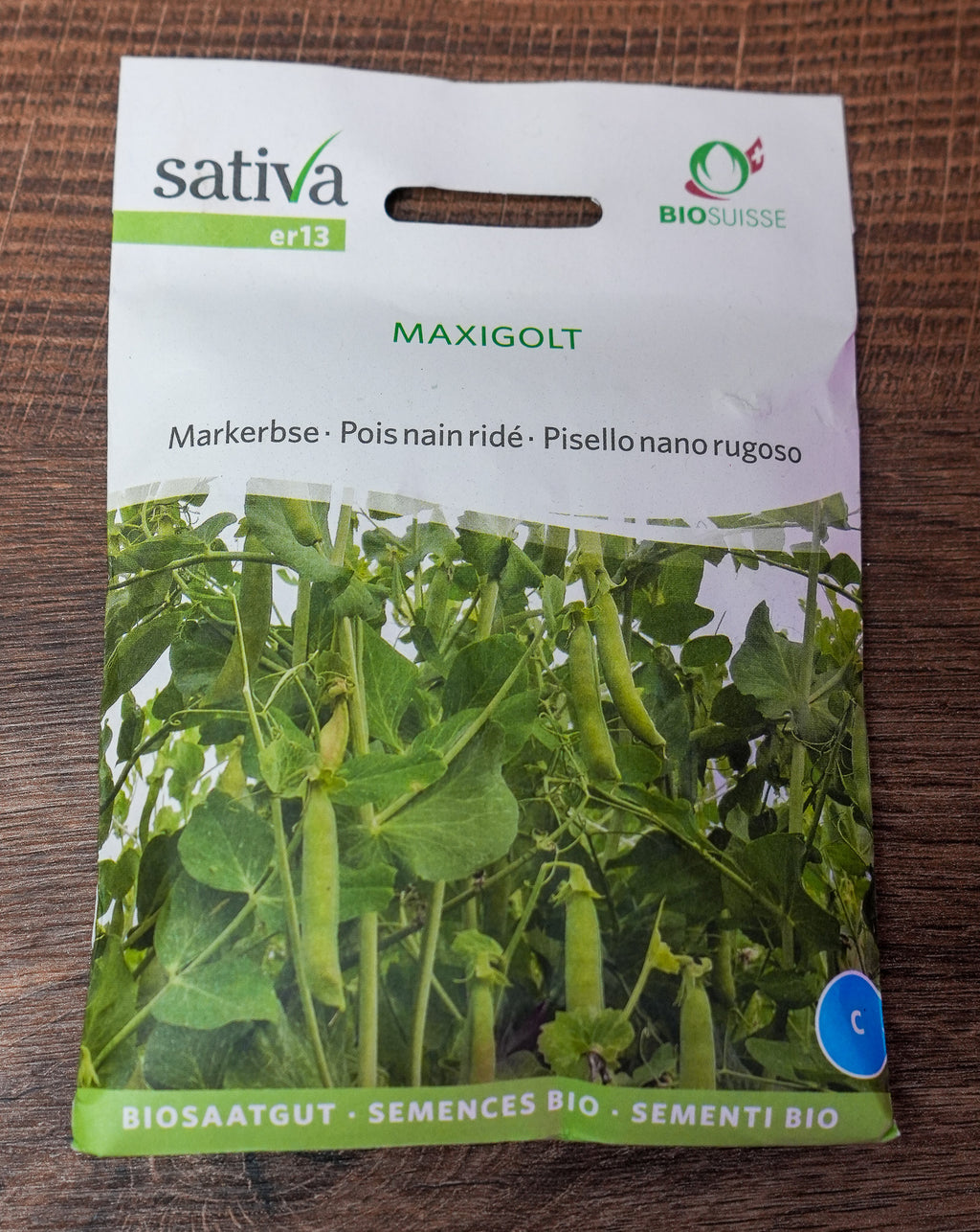Erbse "Maxigolt" Markerbse Sativa Saatgut
