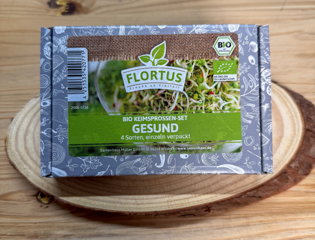 BIO Keimsprossen Set "Gesund" 4 verschiedene Sorten