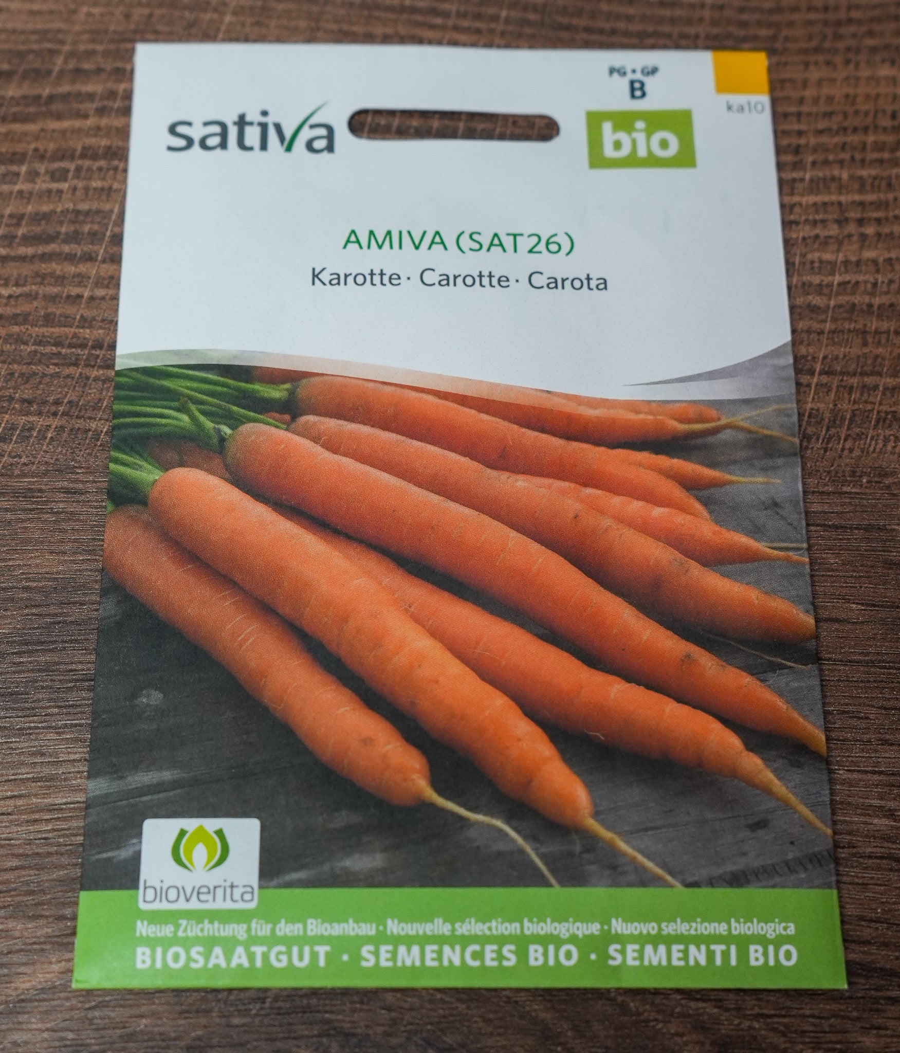 Karotte "Amiva" Sativa Saatgut