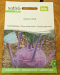 Kohlrabi "Azur Star" Sativa Saatgut