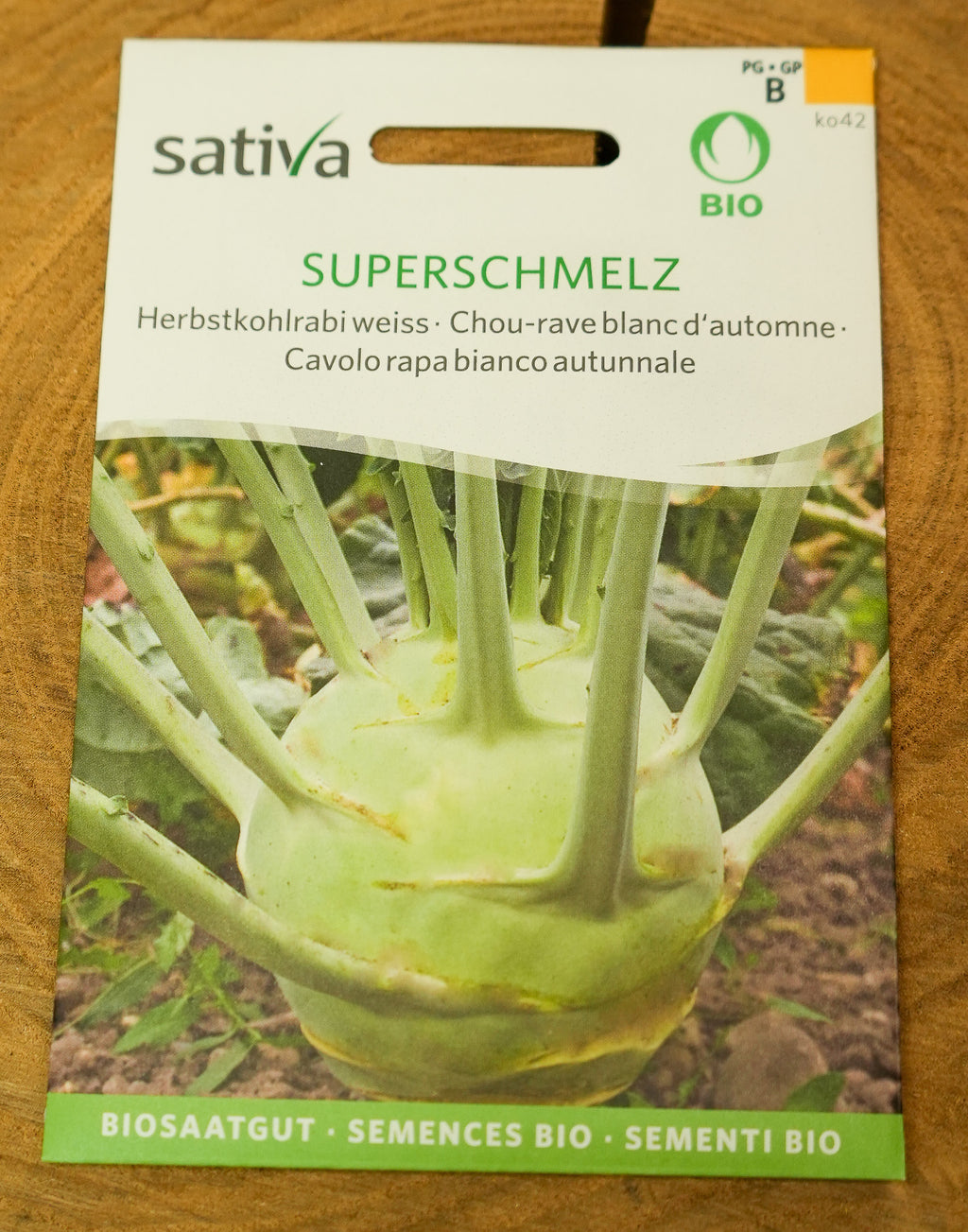 Kohlrabi "Superschmelz" Sativa Saatgut