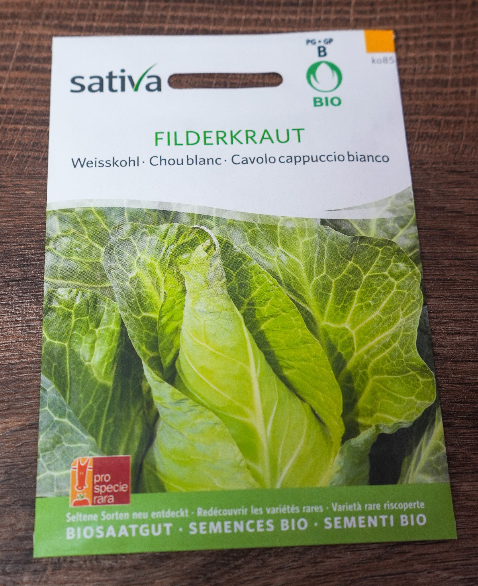 Spitzkohl "Filderkraut" Sativa Saatgut
