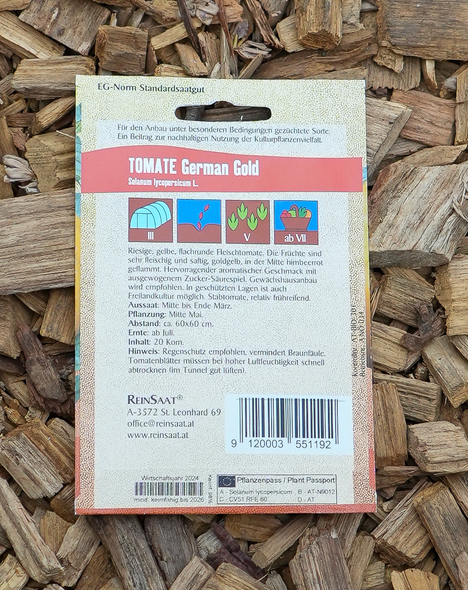 Tomate "German Gold" Saatgut