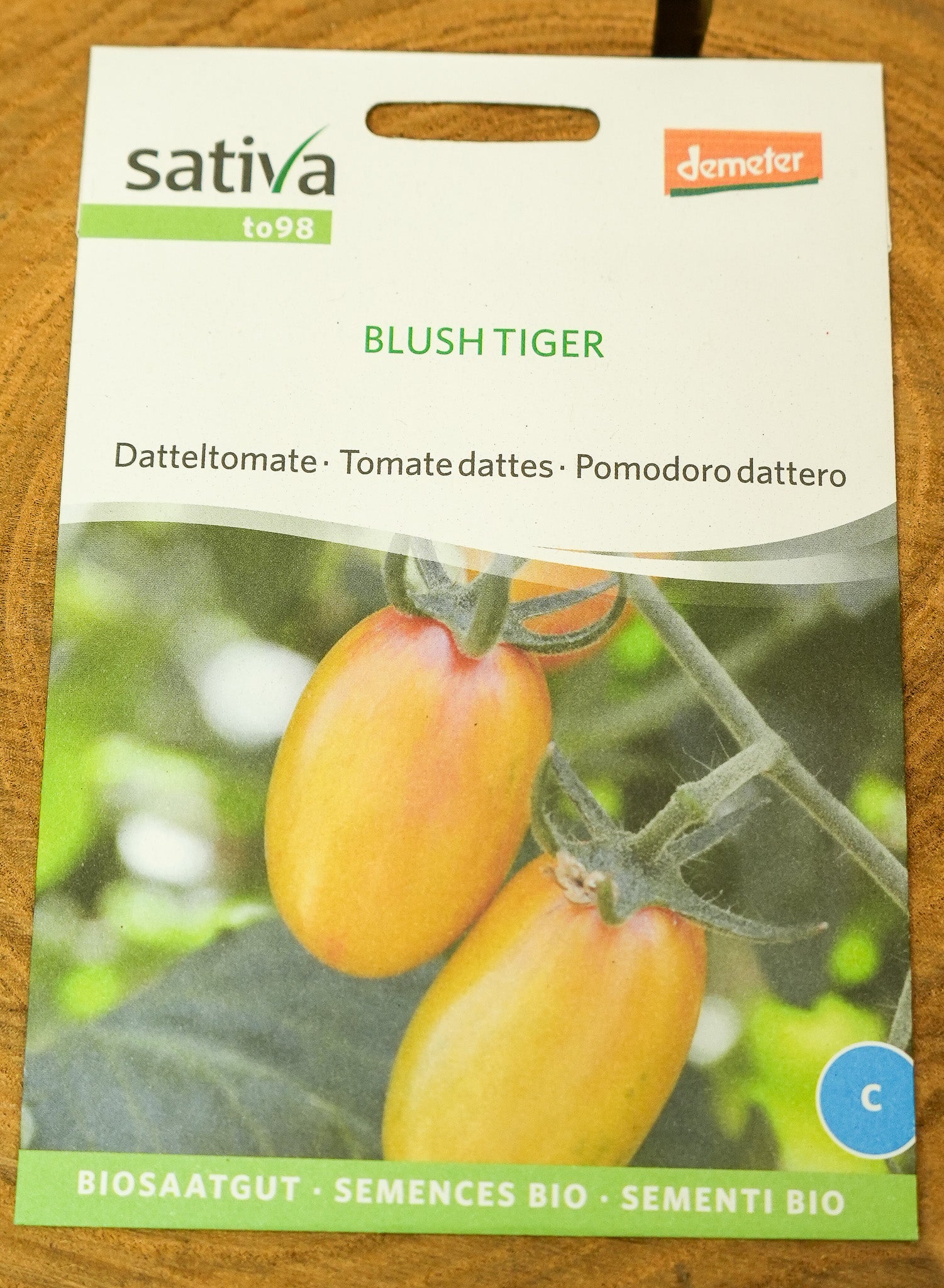 Tomate "Blush Tiger" Sativa Saatgut
