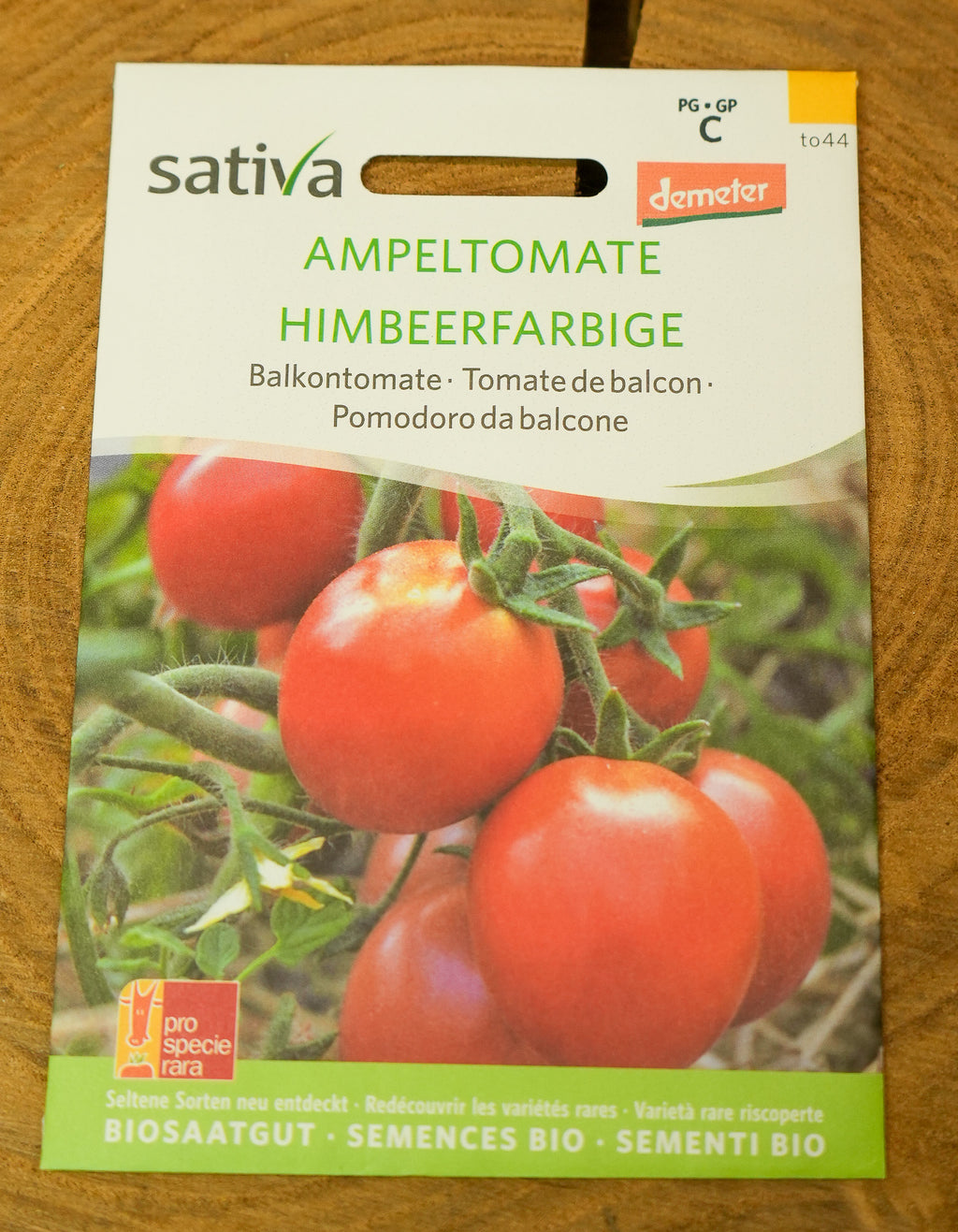 Tomate "Himbeerfarbige" Balkontomate Sativa Saatgt