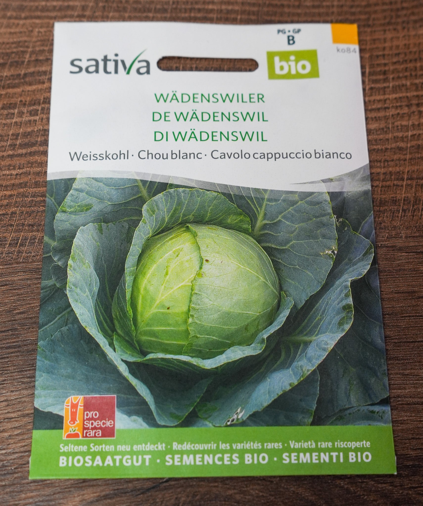Weißkohl "Wädenswiler" Sativa Saatgut