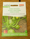 Zucchini "Runde von Nizza" Sativa Saatgut